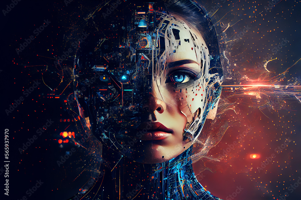 Humanoid future AI bot uprising and looking far beyond