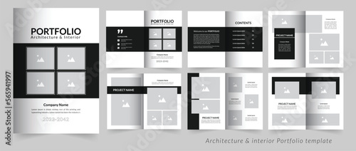 Professional architecture and interior Portfolio template
