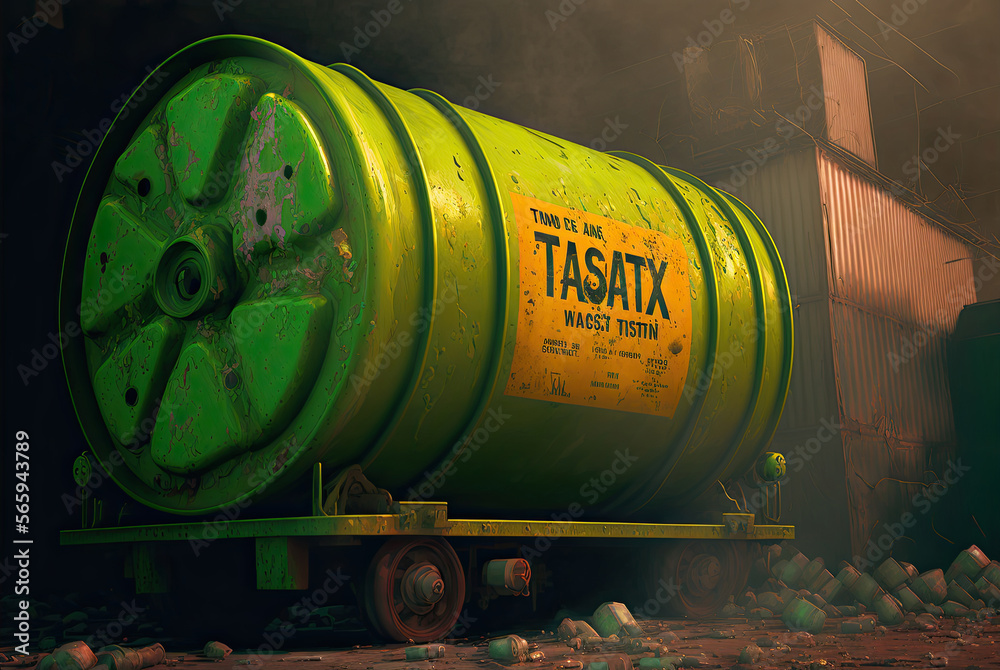 Toxic Waste Container Toxic Waste Container