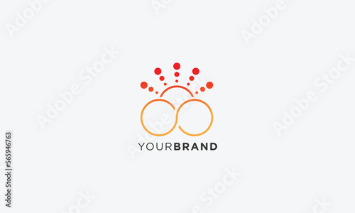 natural element shapes sun and lightning with environmentally friendly solar energy Sun logo design template. solar tech logo design Creative Abstract Shape Orange Color sun Logo Sunset Logo Sunrise