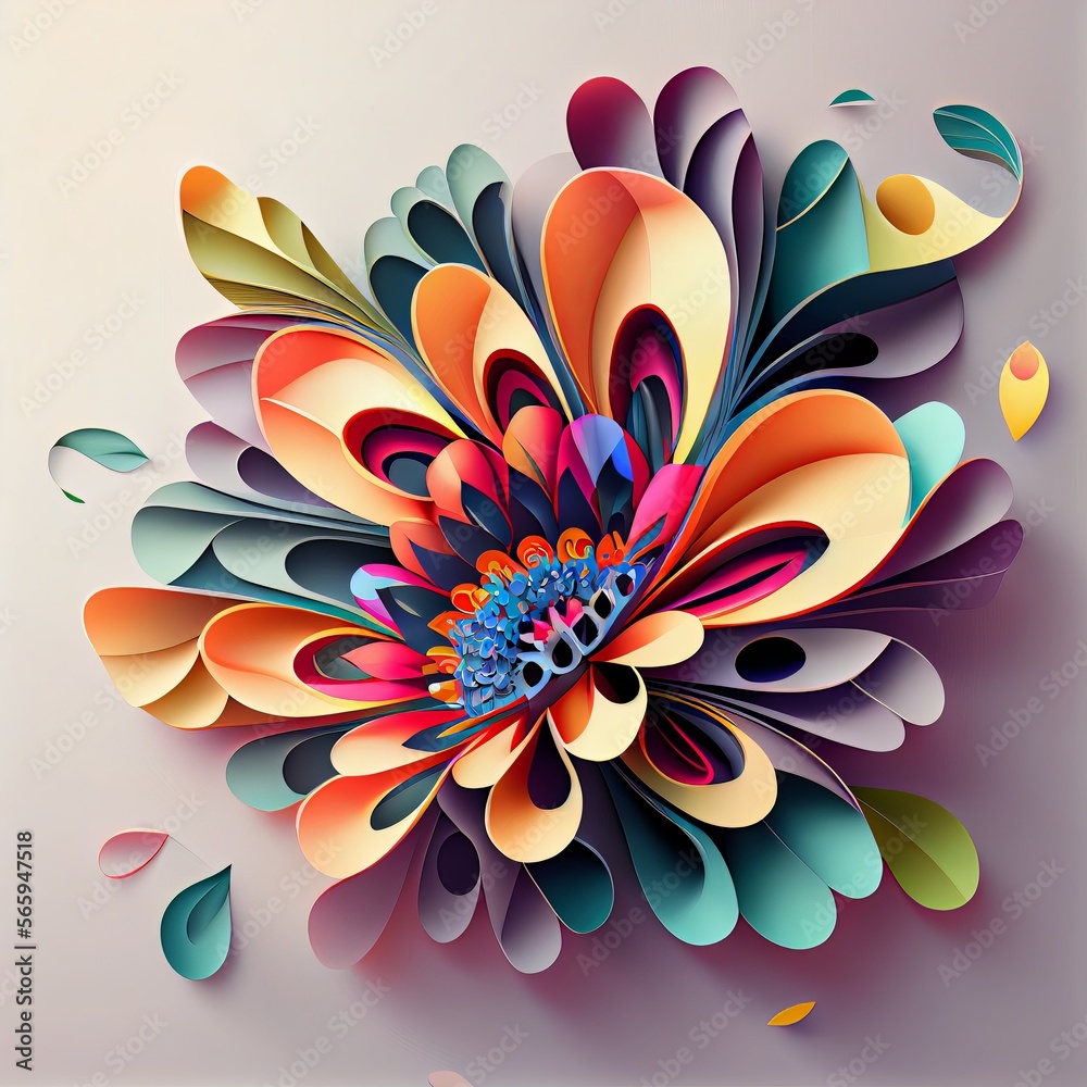 Abstract flower background Abstract flower background