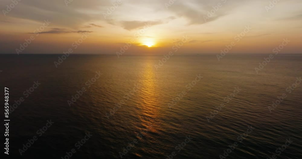 Beautiful tropical sunset beach sea Beautiful tropical sunset beach sea