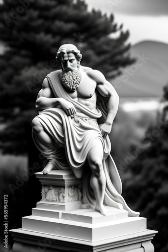 Plato statue  photo