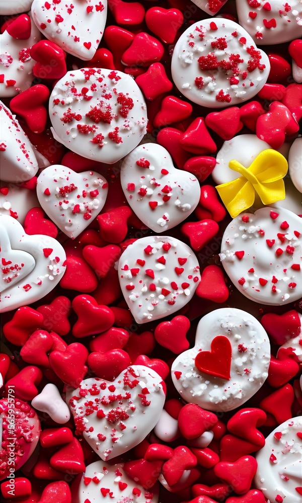 heart shaped sweets