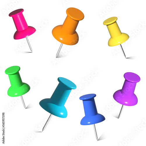 3d  pushpins, 3D ART CONCEPT
