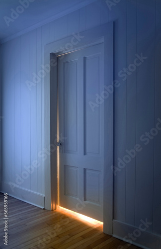 Behind closed doors.