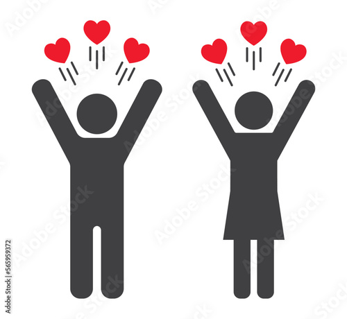 Man and woman person