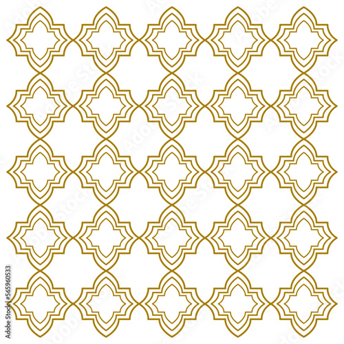 Gold Islamic Ramadan Pattern