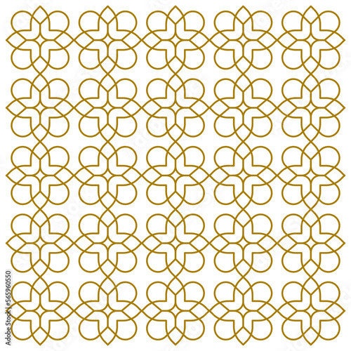 Gold Islamic Ramadan Pattern