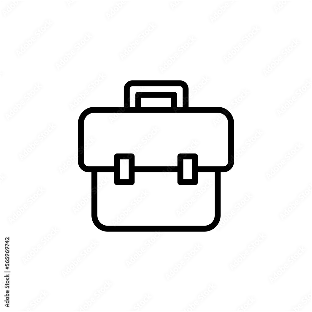 Suitcase flat logo isolated on white background. EPS 10 Suitcase flat logo isolated on white background. EPS 10