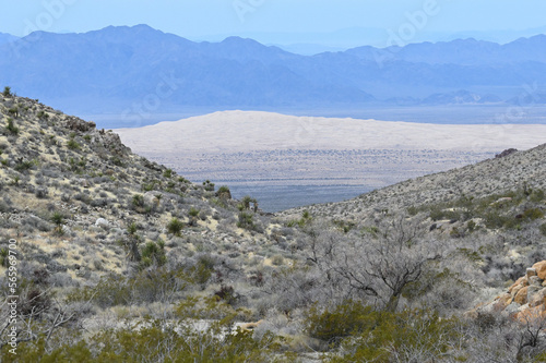 Kelso Dunes as seen from Providence Mountains.