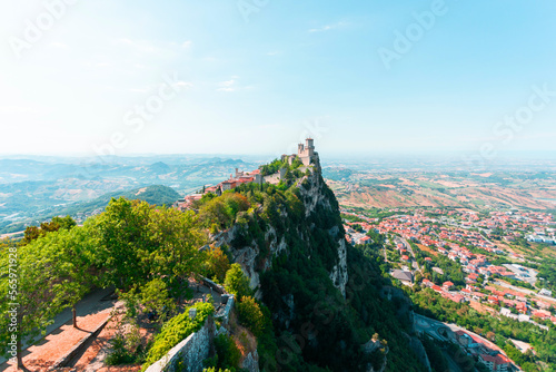 Fortress of Guaita in the Republic of San Marino  Italy