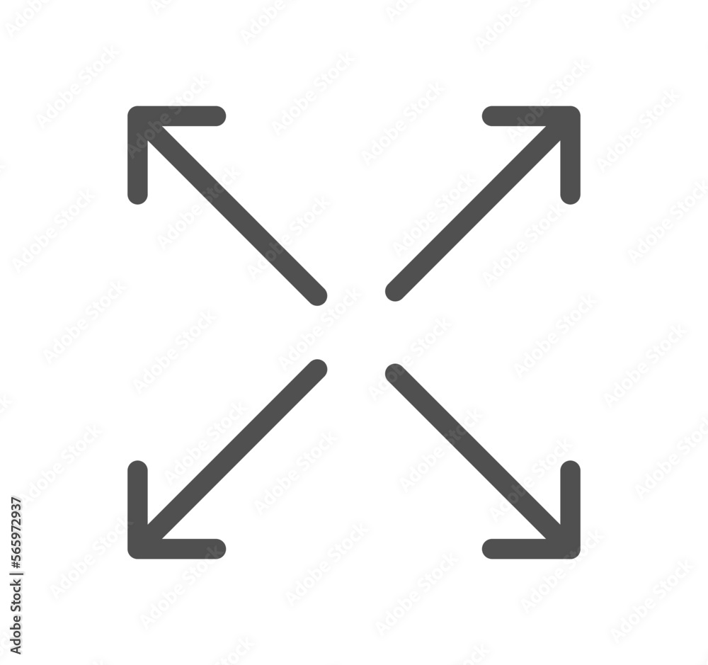 Arrows related icon outline and linear vector. Arrows related icon outline and linear vector.