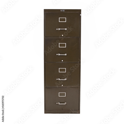 Industrial cabinet isolated on white