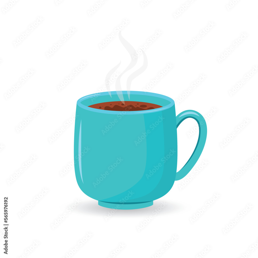 Vector cup with coffee Vector cup with coffee