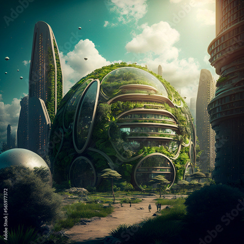 futuristic cityscape © Ashfaq