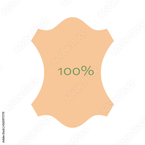 Sustainable eco vegan leather symbols set for clothes tag. Vector stock illustration isolated on white background. 