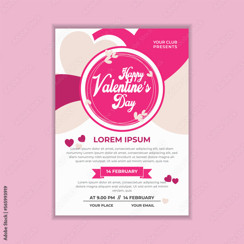 valentines day flyer design valentines day flyer design