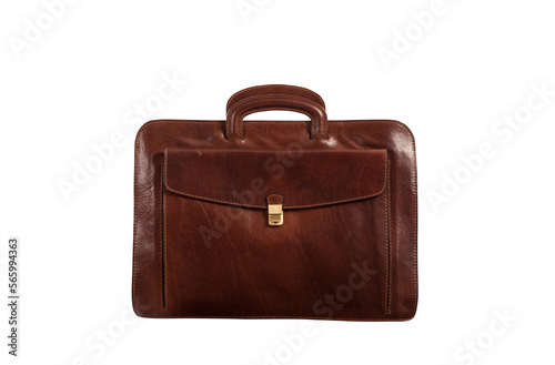 Leather work bag image business and career concept