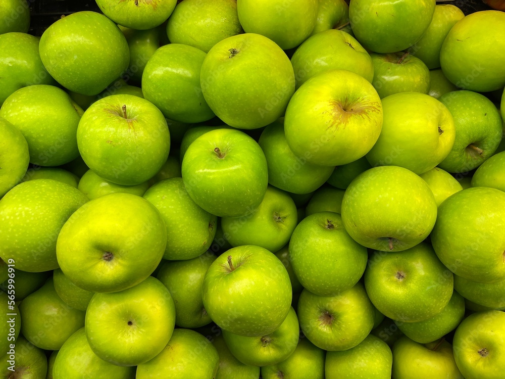 green apples background green apples background