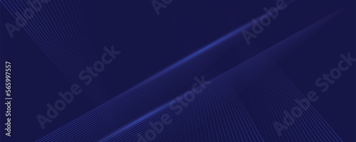 Background design with diagonal dark blue stripes pattern, technological design lines