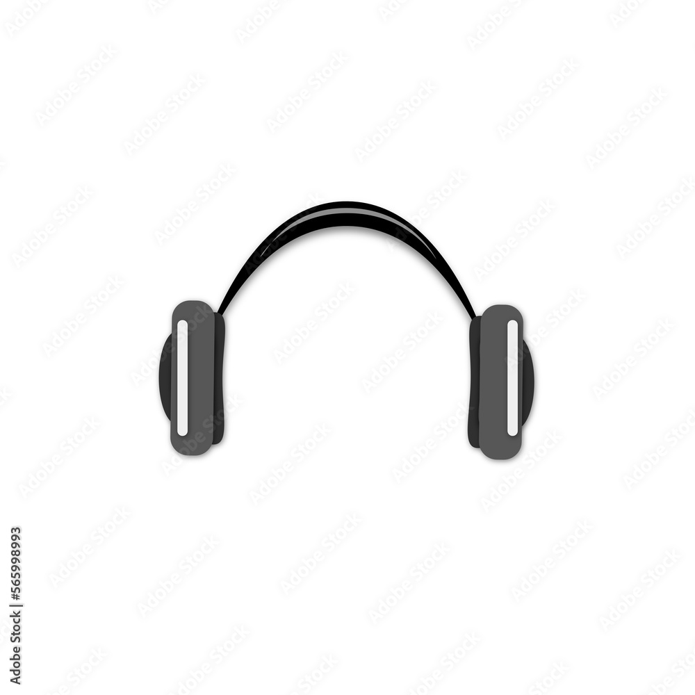 illustrazione di cuffie audio senza filo su sfondo trasparente illustrazione di cuffie audio senza filo su sfondo trasparente