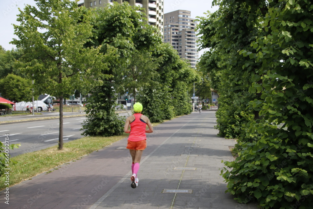 person running in the park person running in the park