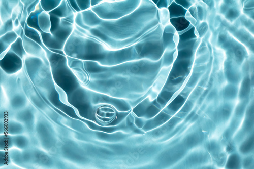 Fototapeta Naklejka Na Ścianę i Meble -  Light blue water with waves and ripples