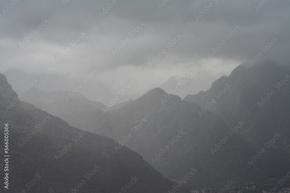 Storms in Montenegro