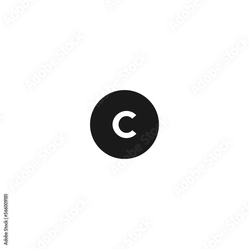 letter c logo vector 