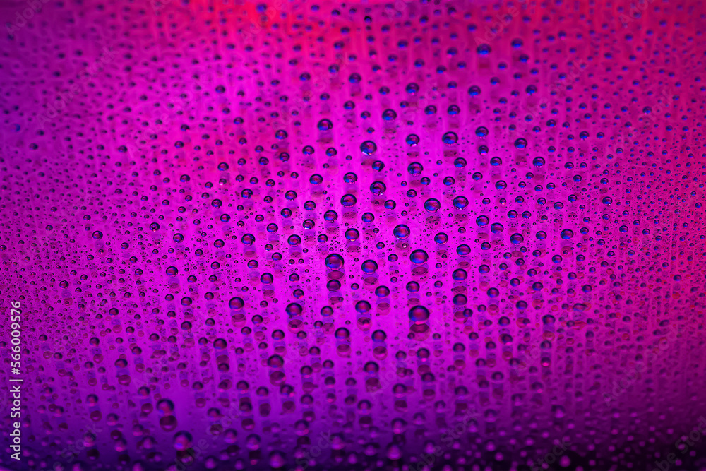 Water drops. Texture of the drops. Abstract gradient background. Purple gradient. Heavily textured image. Shallow depth of field. Selective focus Water drops. Texture of the drops. Abstract gradient background. Purple gradient. Heavily textured image. Shallow depth of field. Selective focus