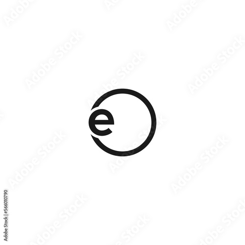 letter e logo vector design