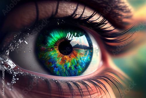 Captivating Eyes: A Macro View of Soulful Beauty