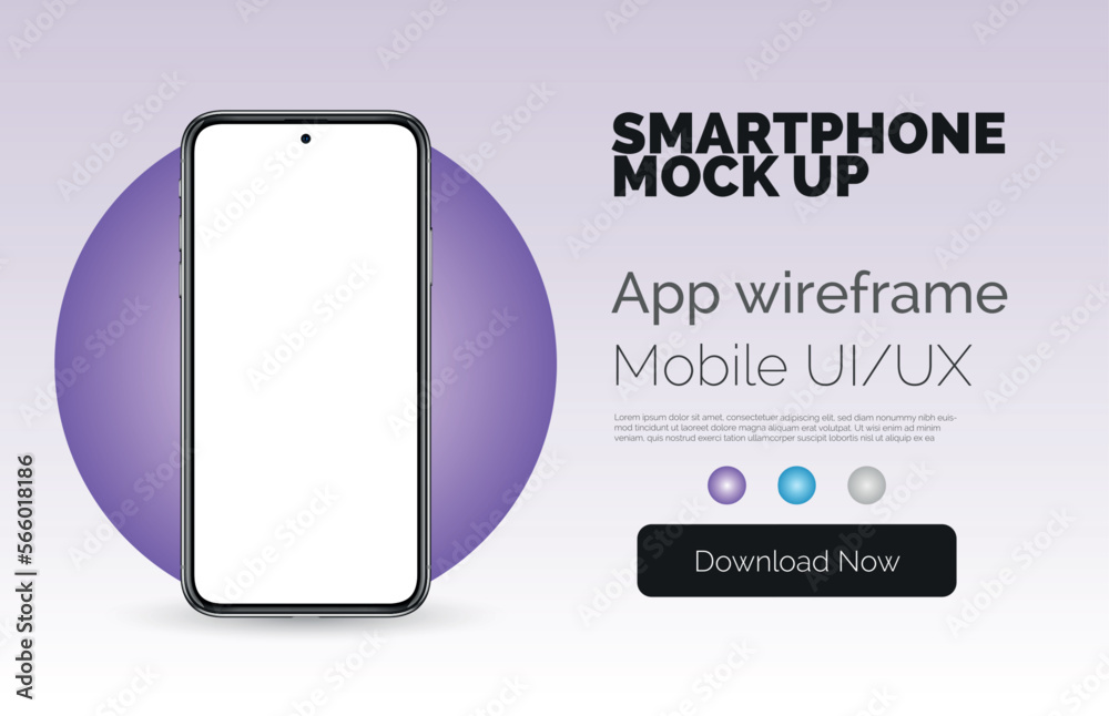 Mock up smart phone with white copyspace for infographics or UI design. Realistic 3d cell phone vector template. Smartphone frame presentation with blank screen. Mock up smart phone with white copyspace for infographics or UI design. Realistic 3d cell phone vector template. Smartphone frame presentation with blank screen.