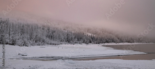 Eklutna Lake in Winter © Jody