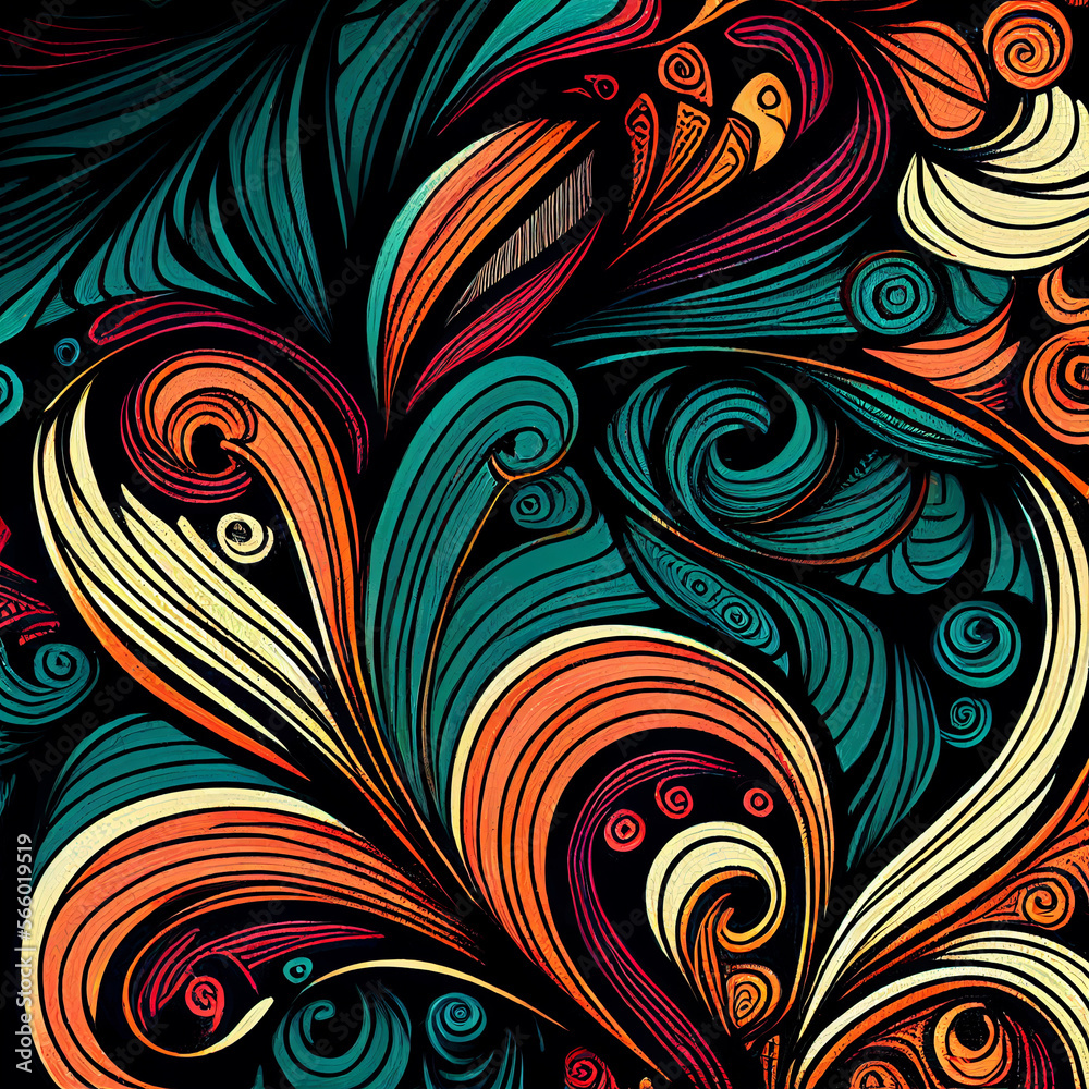 abstract hand drawn pattern abstract hand drawn pattern