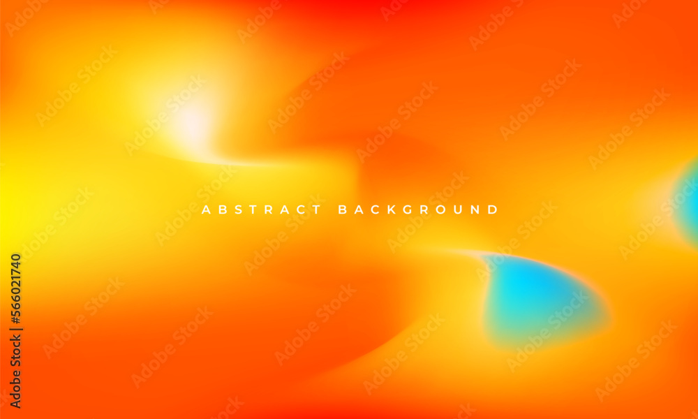 Orange and blue abstract background with blurred gradient and halftones ...