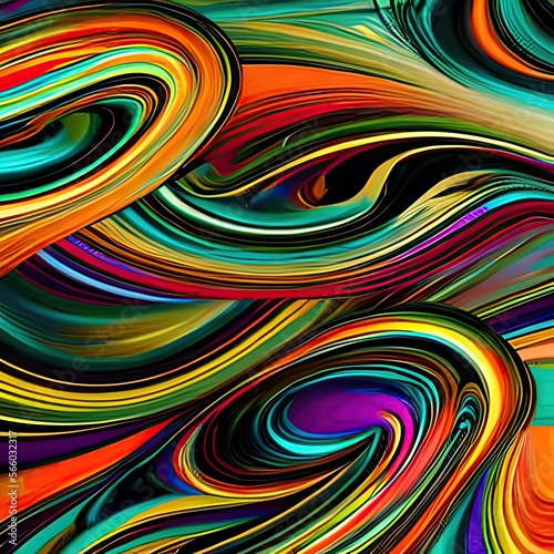 Abstract Background Illustration with Waves