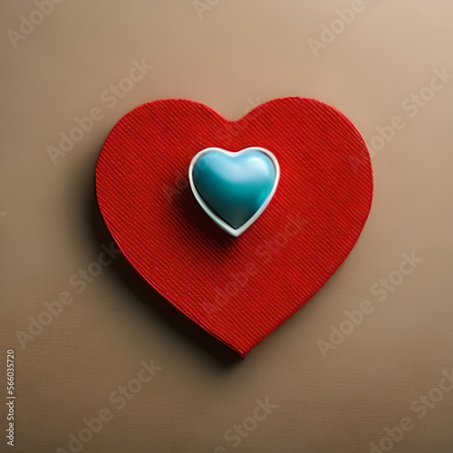 Red love shape valentine days. Happy valentine days. Design material mockup. Express love. Love flower decoration. Fire hearth. Paper hearth. 3D render love hearth. Love concept.