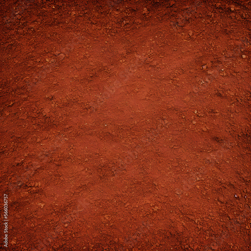 High-Resolution Red Soil Texture Background Featuring the Natural and Textured Appearance of Soil, Ideal for Adding a Realistic and Earthy Element to Any Design Project