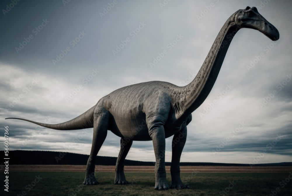 Fototapeta premium Diplodocus dinosaur. Generative AI
