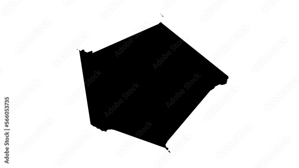 Black paper tearing from center, opening green chroma key background. Luma matte included. 3d animation