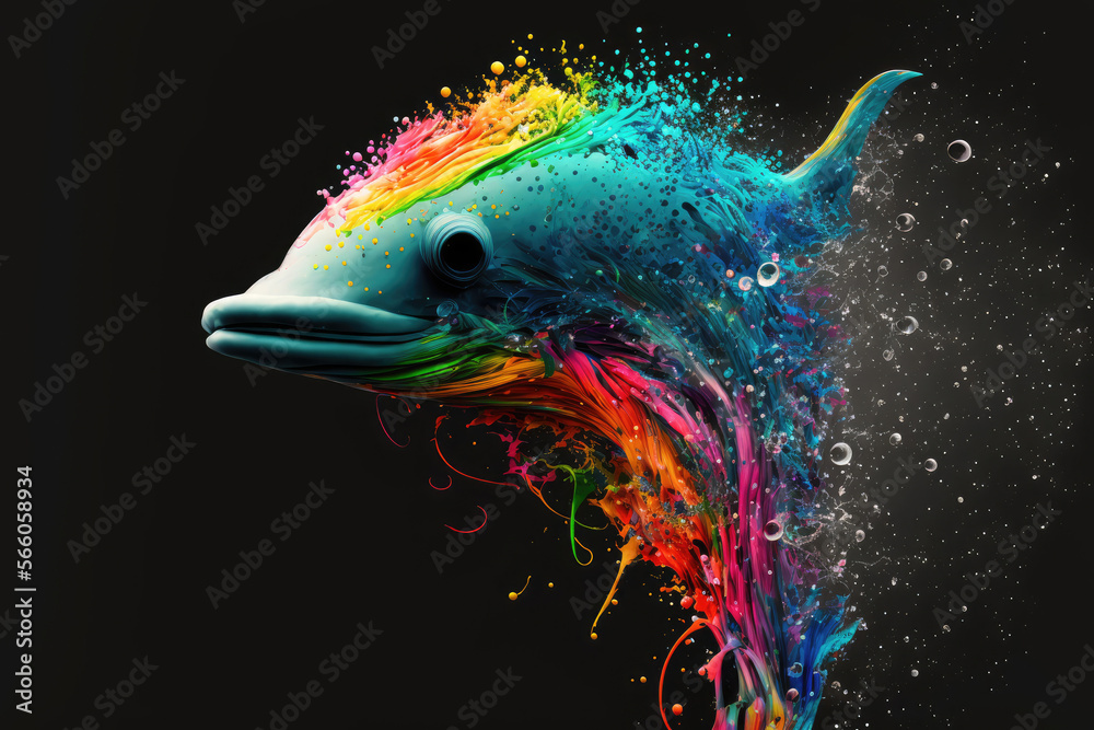 Fish - Environmental Animal - Generative AI