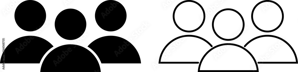 People group icon set. PNG People group icon set. PNG