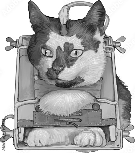 Cat rocket friend experiment scientist