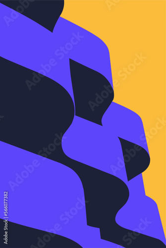 minimalist abstract architecture vector graphic 