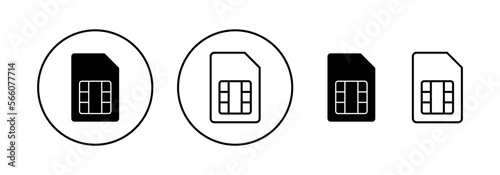 Sim card icon vector for web and mobile app. dual sim card sign and symbol