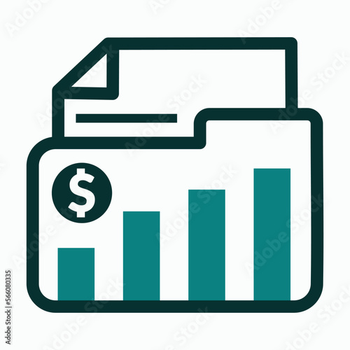 businessicon-Money management flat icon design. Can be used for business app and web icons