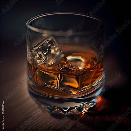 Whiskey glass, Generative AI