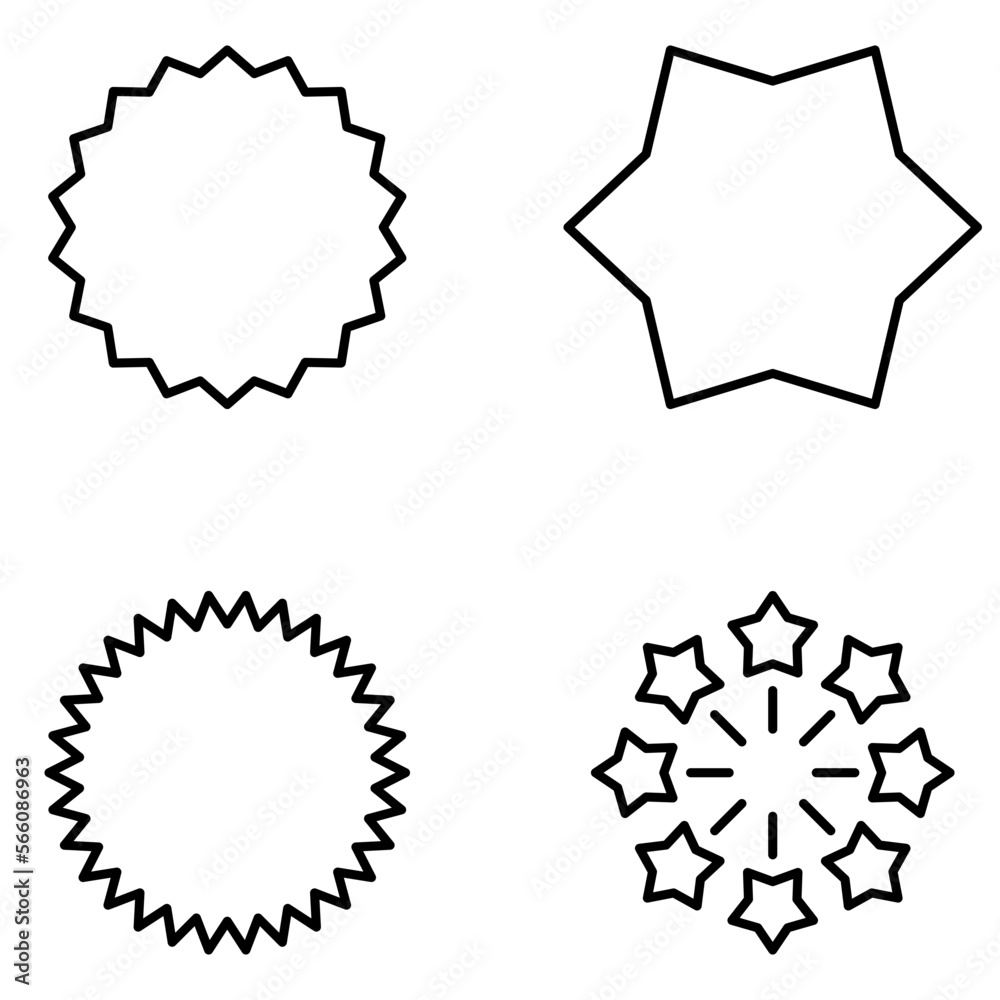 Stars Vector Line Icons Stars Vector Line Icons